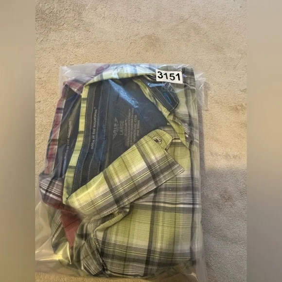 Kuhl Eluxur 3 Shirts Large Plaid Outdoor Button Up Short Sleeve Men Large
